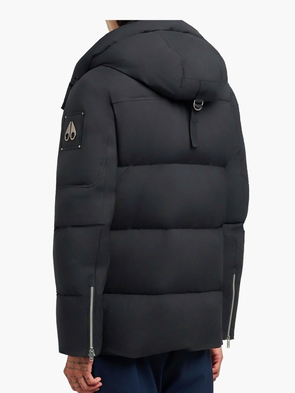 Moose Knuckles Men's Black Quilted Puffer Coat - Picture 3 of 15